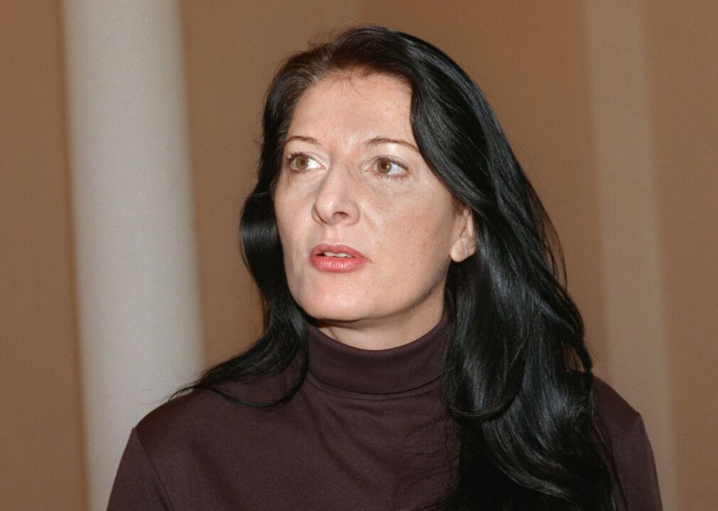 1975: Marina Abramović pushes the performance art envelope